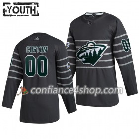 Adidas Maillot de Hockey Minnesota Wild Personnaliser Gris 2020 NHL All-Star Authentic - Enfant